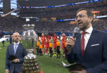 Bendición del pastor Luis Agüero en la inauguración de la Copa América, en medio de la controversia